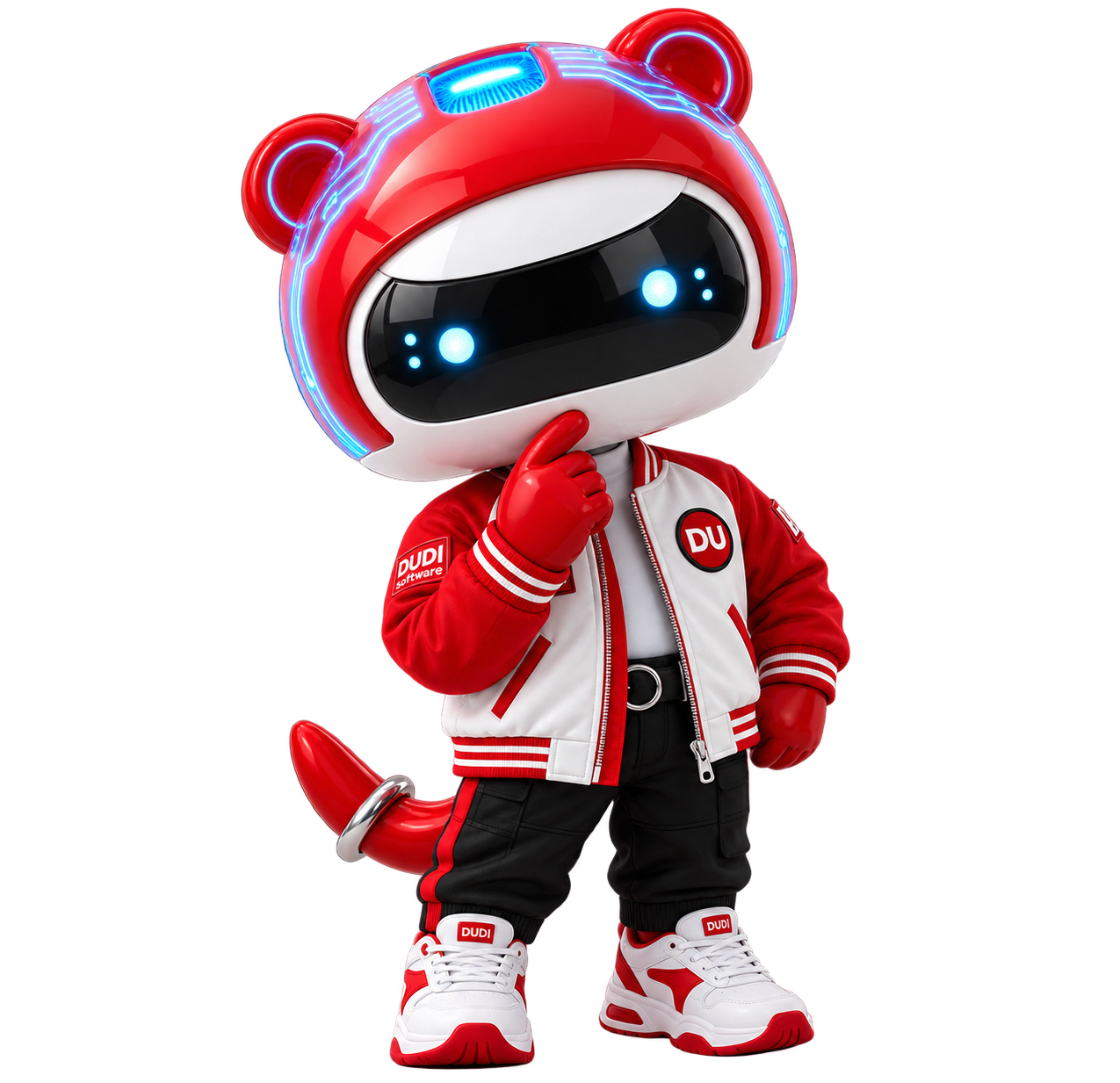 DUDI Robot Mascot Thắc Mắc